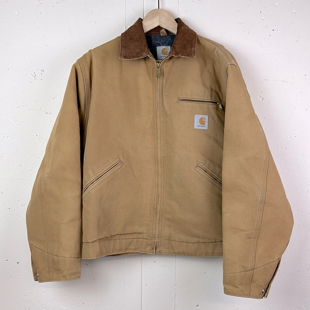 Vintage 90’s Carhartt Detroit Chore Blanket Jacket Brown